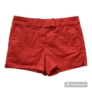 LOFT Riviera Orange Shorts Size 8